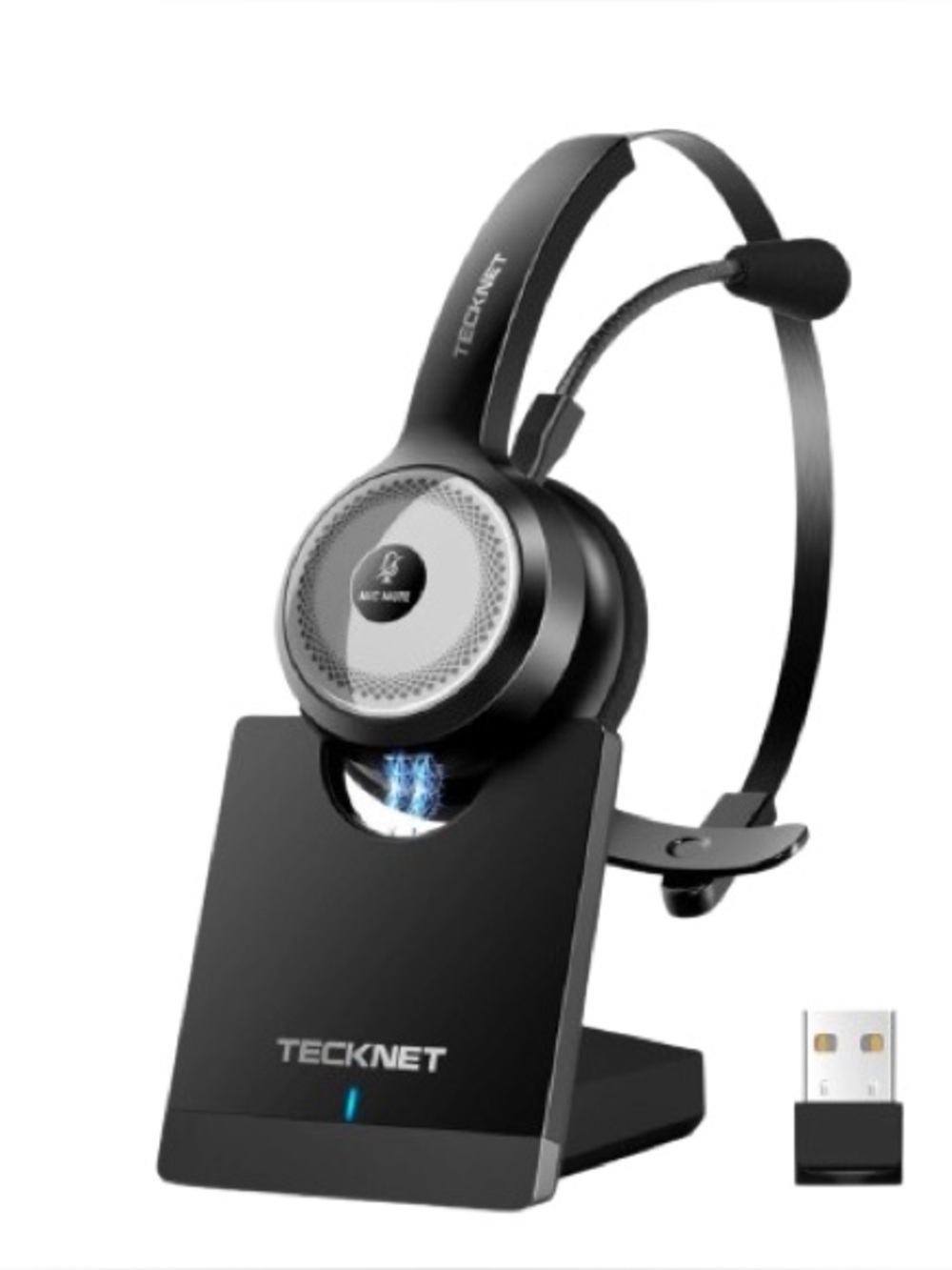 TECKNET Bluetooth Wireless Headset with Microphone
